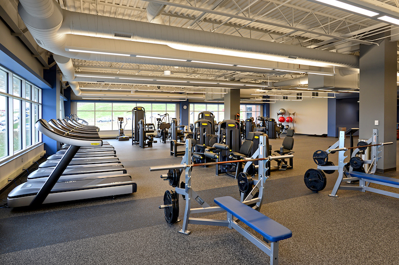 The LINC's fitness center