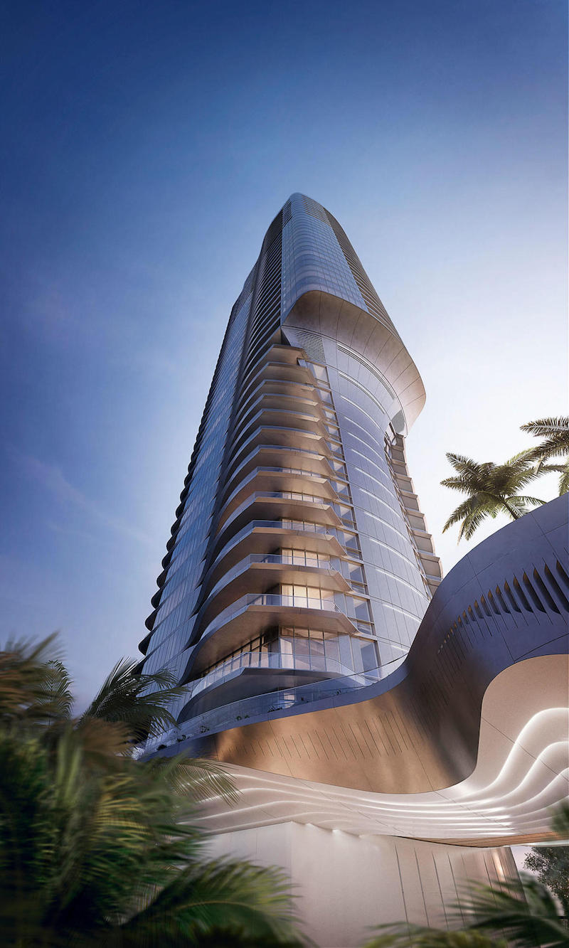Una Residences tower in Miami