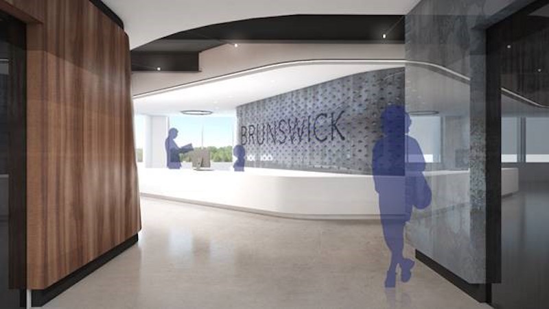 A rendering of Brunswick's current Headquarters