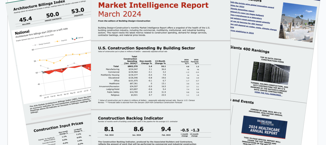 Download BD+C's March 2024 Market Intelligence Report