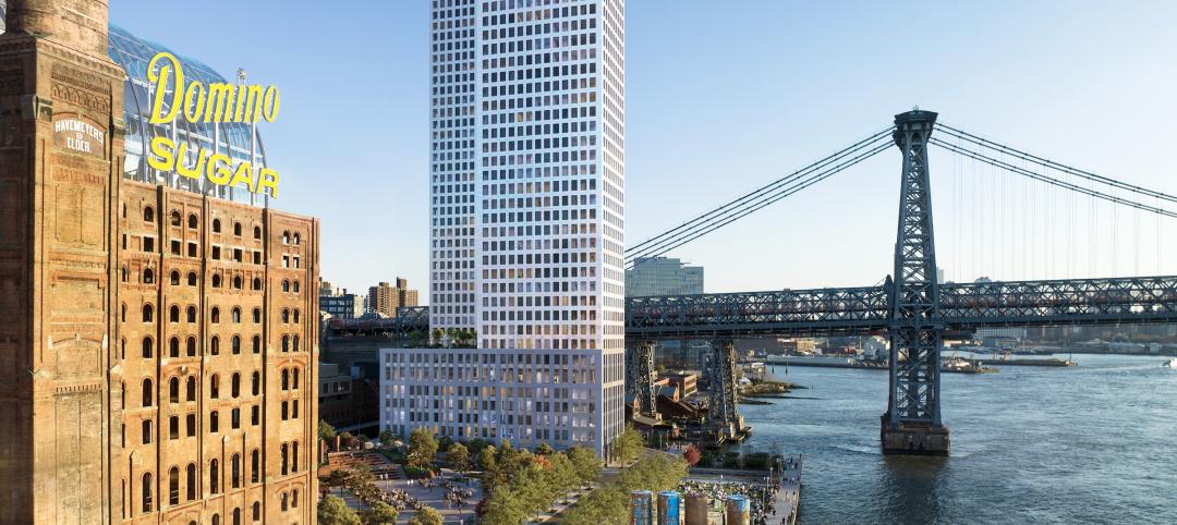 Courtesy of Two Trees Management - On the Domino Sugar refinery site, new Brooklyn condos offer views of the Manhattan skyline