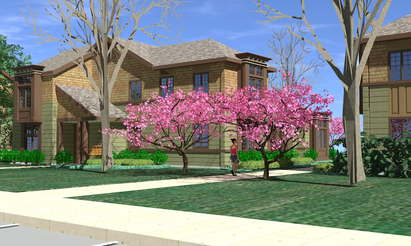 SDSU townhouse rendering
