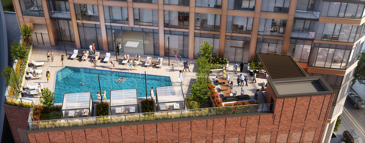 Cassidy on Canal pool deck, rendering by SCB