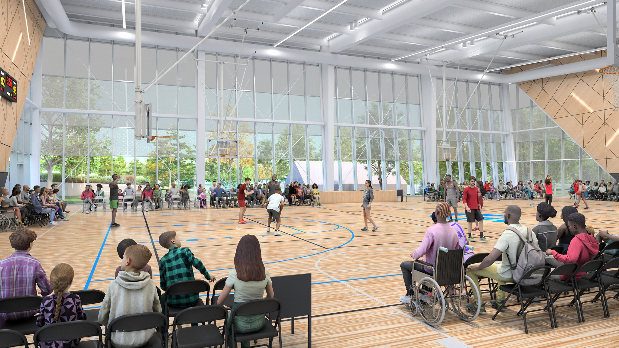 Multipurpose sports facility will be first completed space at Obama Presidential Center