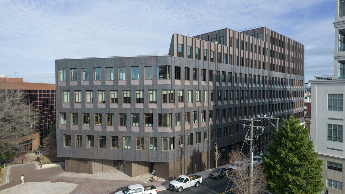 The CODE Building in Charlottesville, Va., used Kingspan’s KarrierPanel in the building’s rainscreen to achieve a high R-value and reduced energy consumption toward a goal of LEED certification.