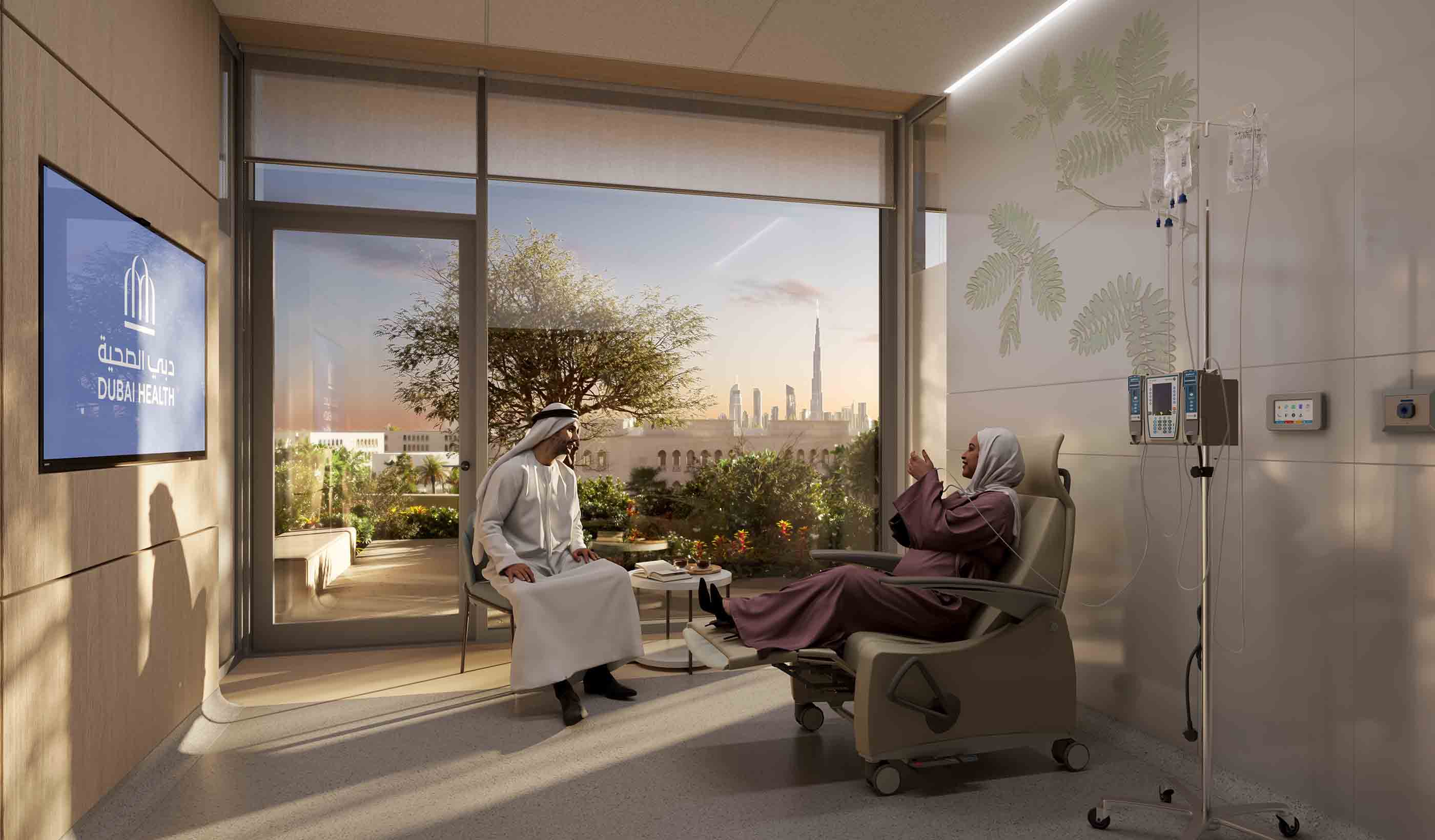Hamdan Bin Rashid Cancer Hospital, Dubai, design by Stantec